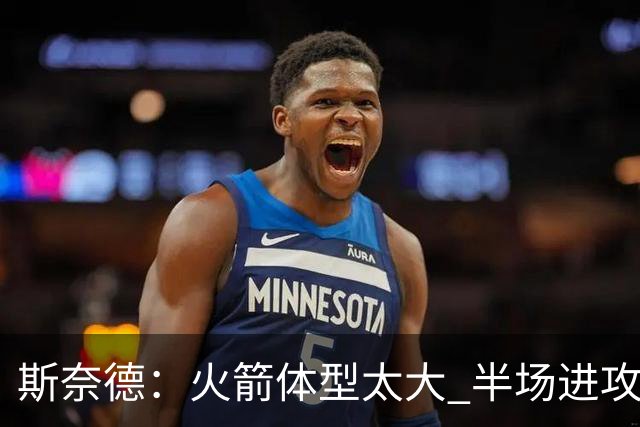 斯奈德：火箭体型太大 半场进攻很难打 必须限制谢泼德三分