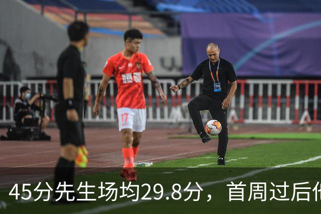 45分先生场均29.8分，首周过后他真能进全明星？